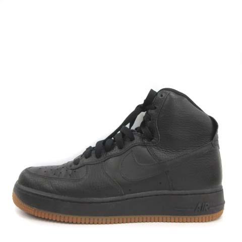 中古 ナイキ エアフォースワン Air Force1 High スニーカー ハイカットシューズ レザー 26cm 黒 ブラック メンズの通販はau Pay マーケット ブランド古着のベクトル