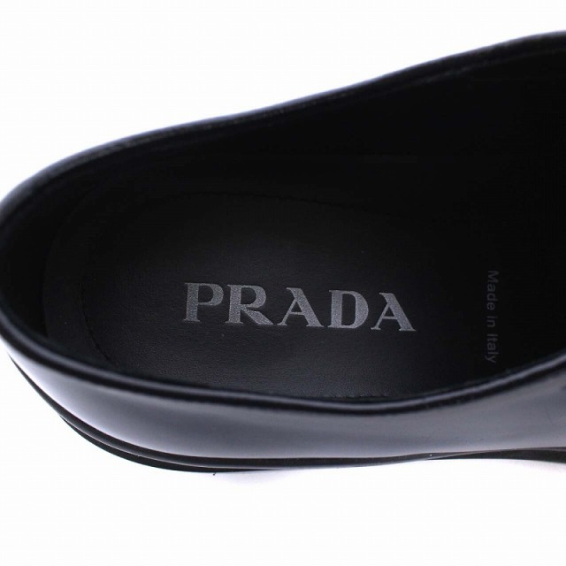 中古】プラダ PRADA ドレスシューズ ビジネスシューズ クリアソール