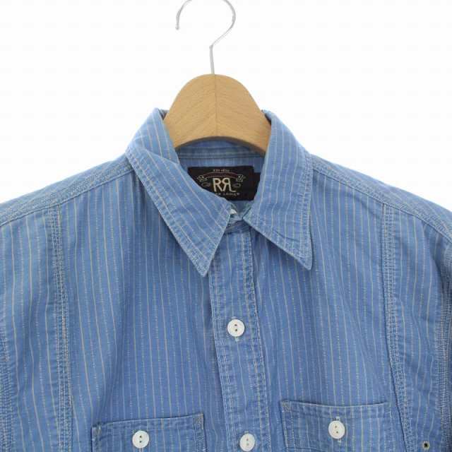 ダブルアールエル RRL ラルフローレン COTTON JASPE WORK SHIRTS ...