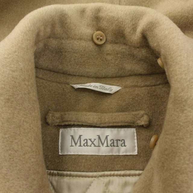 中古】マックスマーラ MAX MARA 白タグ ステンカラーコート ハーフ