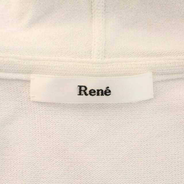 ルネ Rene 20年製 6012600 ホワイト 白 カットソー M 221114 シフォン