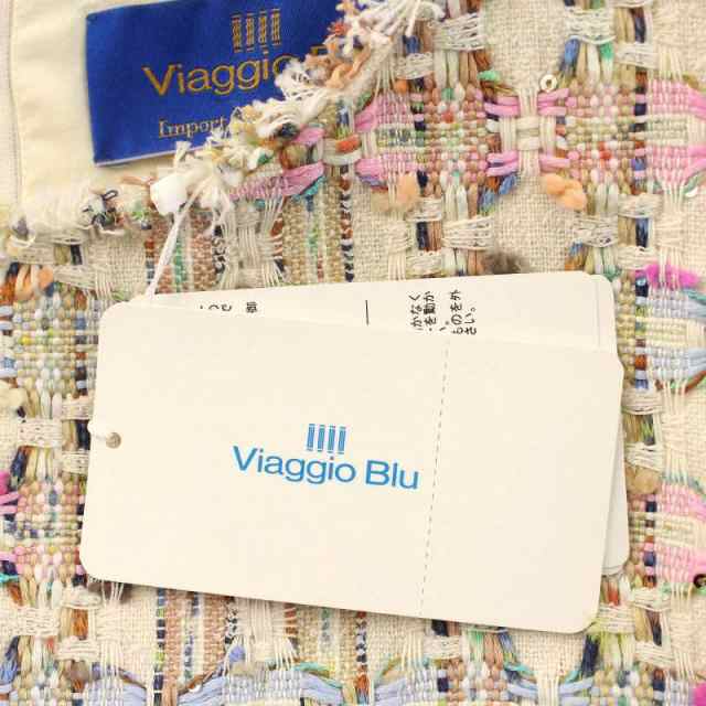 中古】未使用品 ビアッジョブルー Viaggio Blu リントンツイード