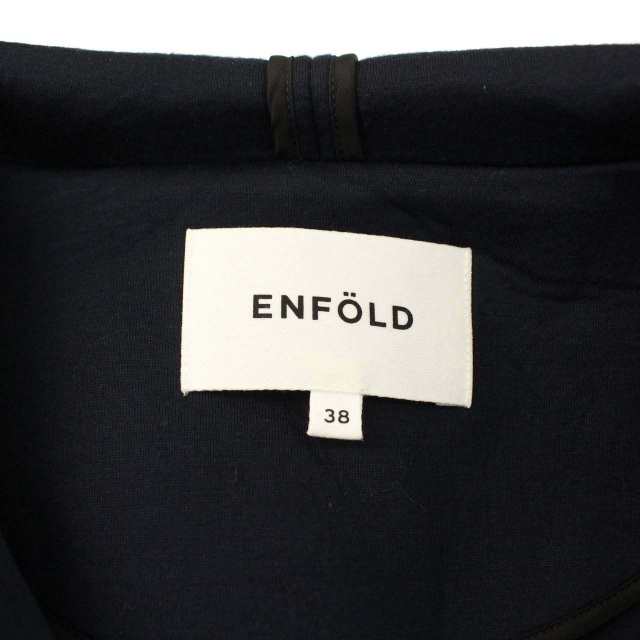 中古】エンフォルド ENFOLD 20SS ボンディングフーデッドコート ロング