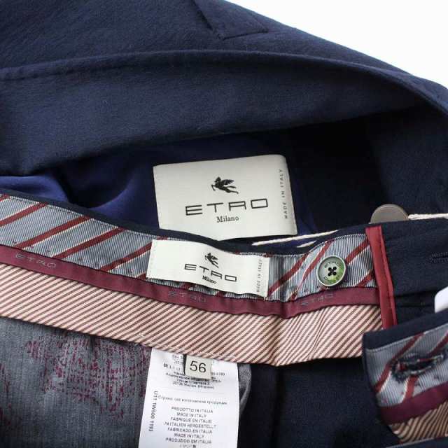 中古】未使用品 エトロ ETRO シングルスーツ セットアップ 上下