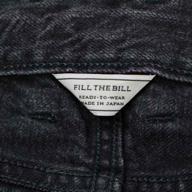 FILL THE BILL OVER デニムパンツ　ブラック　フィルザビル
