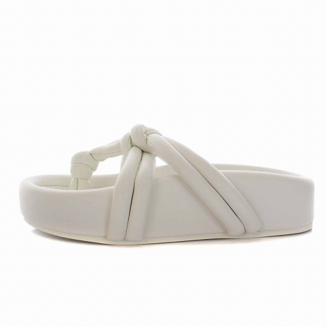 返品交換不可 MM6 MaisonMargiela ホワイト サンダル 38 mihintalava