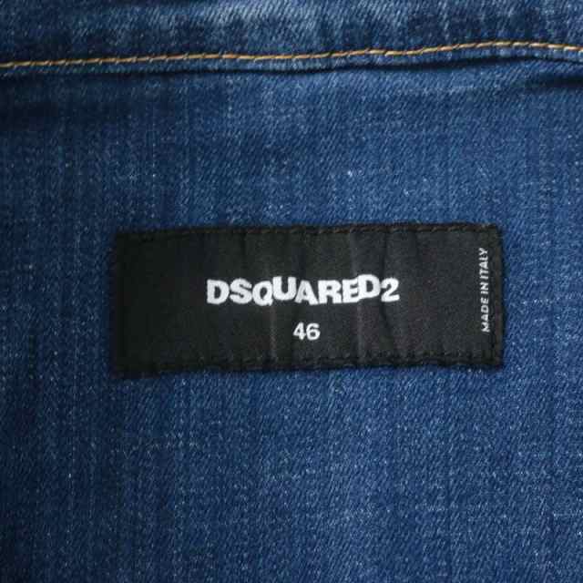 限定品安い DSQUARED2 - ディースクエアード ペンキ デニム ジャケット