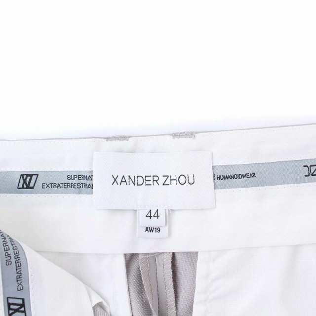 【中古】ザンダーゾウ Xander Zhou 19AW Gray Blue Loop Trousers パンツ スラックス チャーム 44 S  グレー｜au PAY マーケット