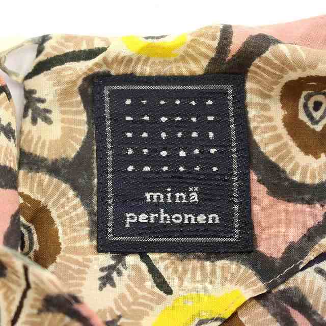 中古】ミナペルホネン mina perhonen ワンピース Hanna ra3999 ひざ丈