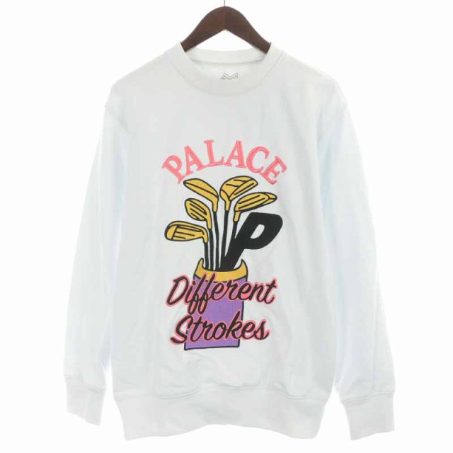 中古】パレス Palace 18AW DIF STROKES CREW トレーナー スウェット