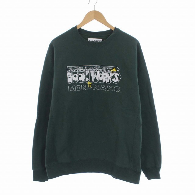 BOOK WORKS×MIN-NANO Get Pointed Crewneck