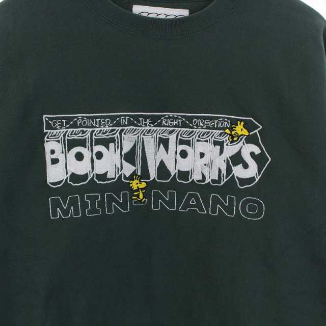 min-nanoBOOK WORKS MIN-NANO Crewneck L minnano - スウェット