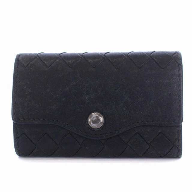 中古】ボッテガヴェネタ BOTTEGA VENETA イントレチャート キーケース