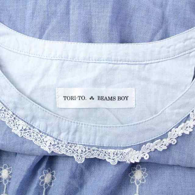 中古】ビームスボーイ BEAMS BOY TORI-TO. ワンピース ひざ丈 フレア ...