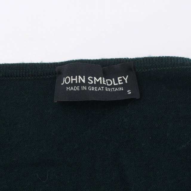 JOHN SMEDLEY ジョンスメドレー ニット・セーター S 緑なし開閉
