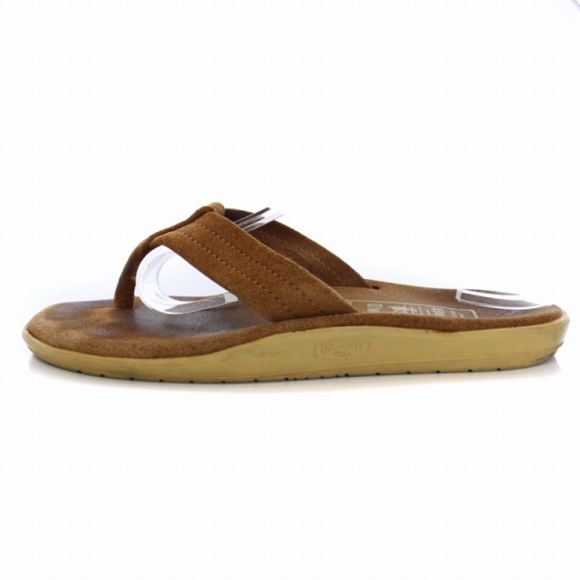 中古】アイランドスリッパ ISLAND SLIPPER サンダル フラット スエード ...