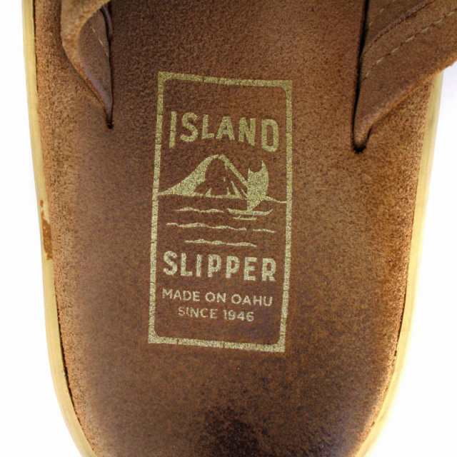 中古】アイランドスリッパ ISLAND SLIPPER サンダル フラット スエード