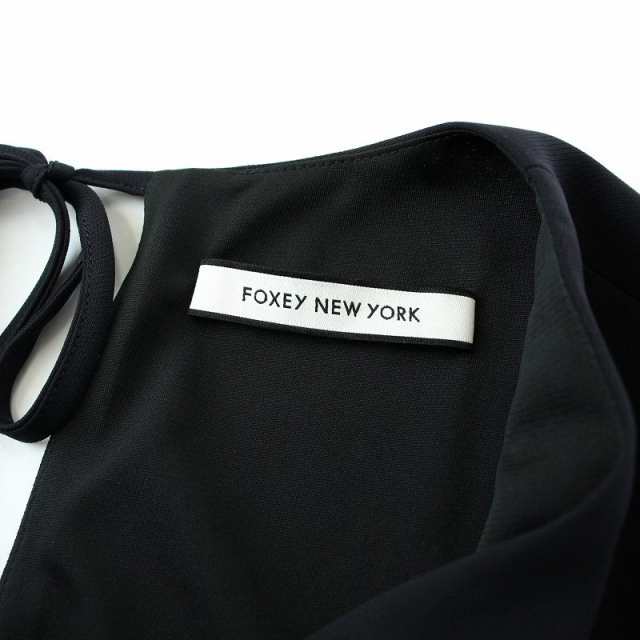 シルバーピーチ FOXEY NEW YORK COLLECTION♡バックレースシャツ