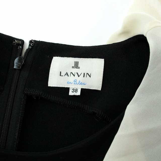 中古】ランバンオンブルー LANVIN en Bleu ワンピース ひざ丈