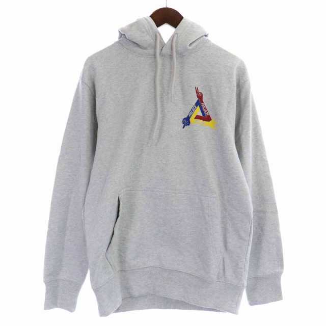 【中古】Palace SKATEBOARDS The Jean-Charles de Castelbajac 19SS JCDC PALACE  HOOD パーカー 長袖 S グレー｜au PAY マーケット