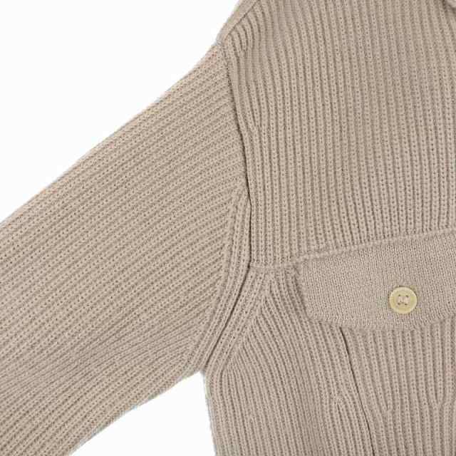 公式商品 メゾン カレ MAISON CARREE WOOL G-Jyan ニットジャケット