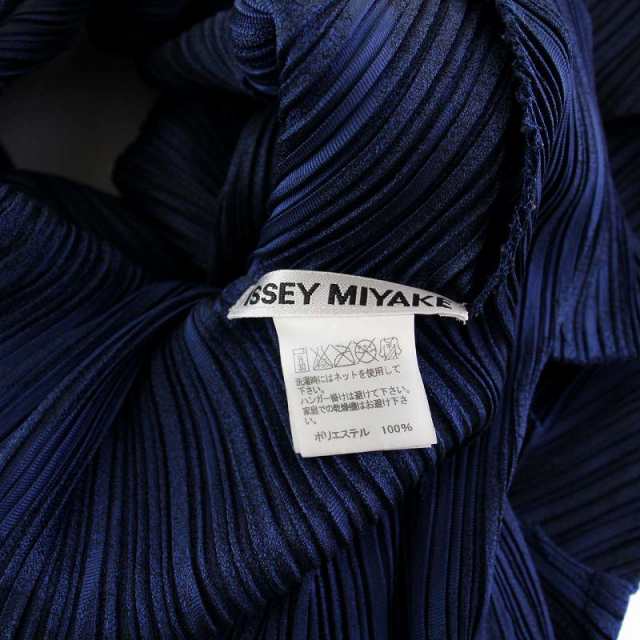 中古】イッセイミヤケ ISSEY MIYAKE プリーツ ノーカラージャケット 1B 総柄 2 M 青 ブルー /KH レディースの通販はau PAY  マーケット - ブランド古着のベクトル | au PAY マーケット－通販サイト