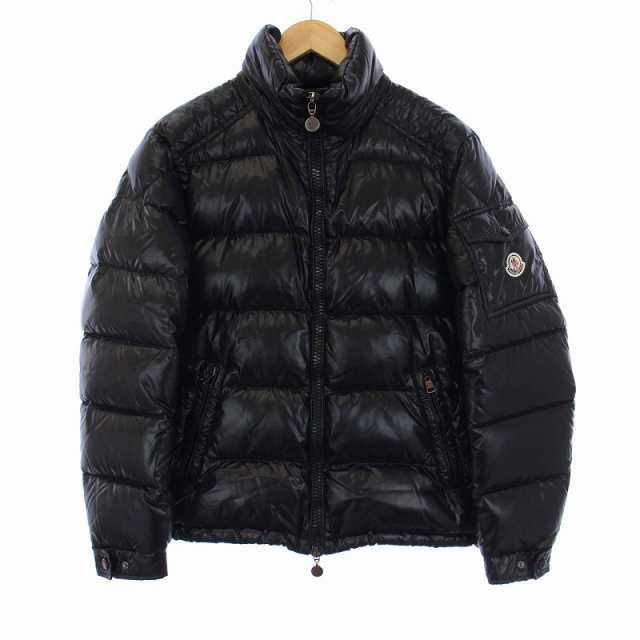 【中古】モンクレール MONCLER MAYA GIUBBOTTO ダウンジャケット アウター ジップアップ スタンドカラー 1 S 黒｜au PAY  マーケット