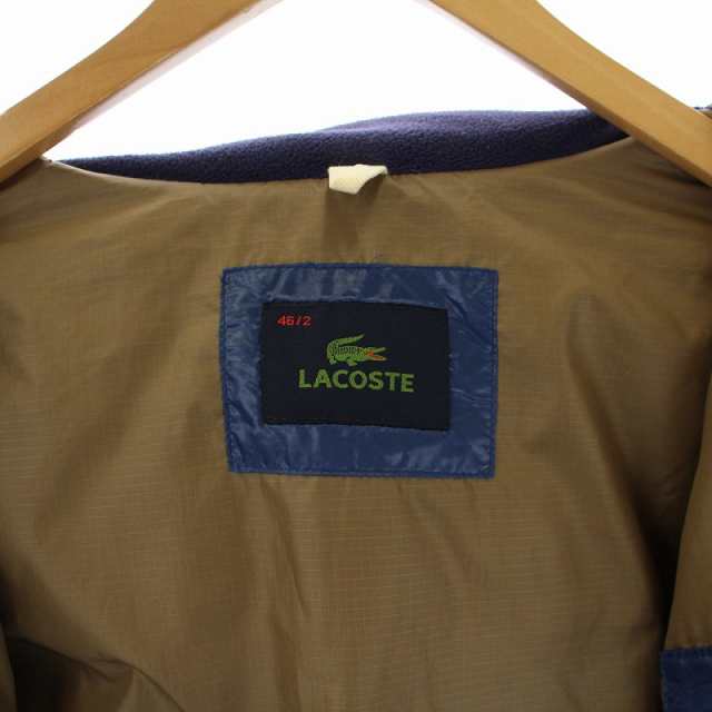 中古】ラコステ LACOSTE ダウンジャケット ミドル ハイネック ジップ