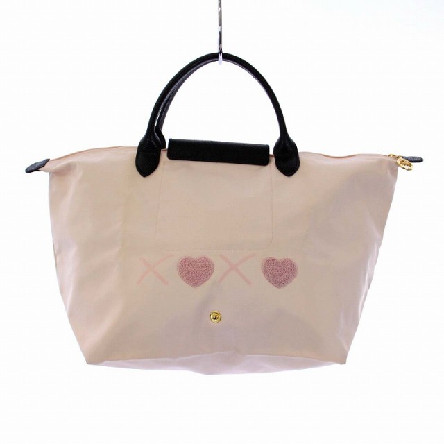 中古】ロンシャン LONGCHAMP ルプリアージュM バレンタイン トート