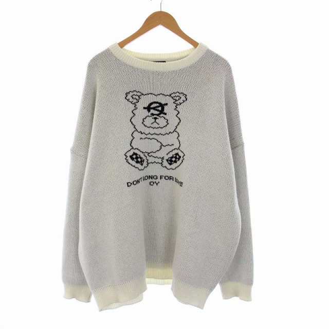 オーワイ OY ODOLLY Knit ニット セーター 長袖 ベア クマ - ニット