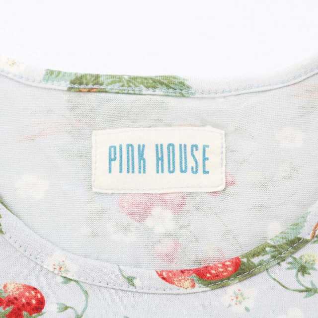 中古】ピンクハウス PINK HOUSE Tシャツ カットソー ロンT 長袖 花柄