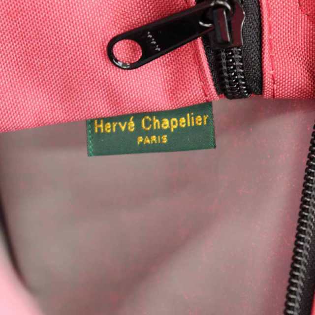 中古】エルベシャプリエ Herve Chapelier レザーハンドル舟型トートM