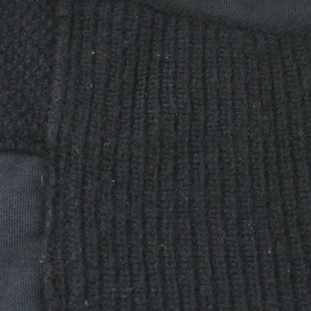 DIESEL ディーゼル ロゴ ニット セーター 黒 蛍光 ウール