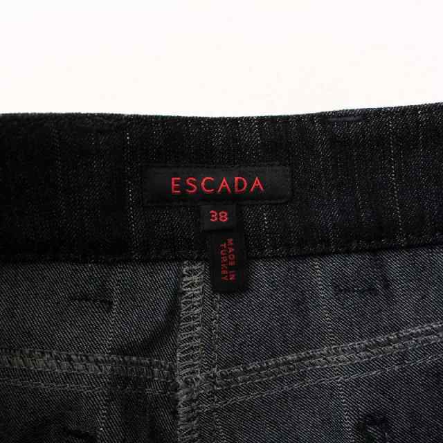 中古】エスカーダ ESCADA デニムパンツ ジーンズ ジップアップ