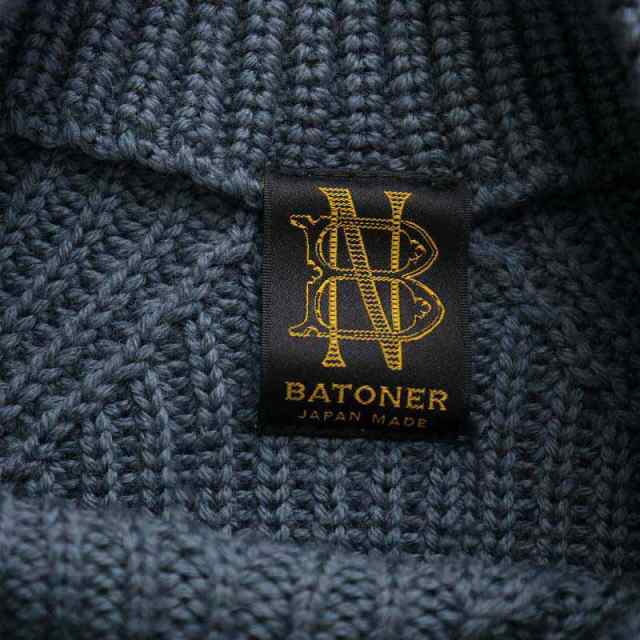 中古】バトナー BATONER 19AW シグネチャーボトルネックニット ...