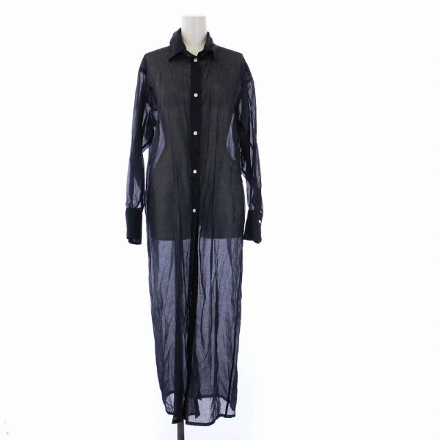 中古】チノ CINOH 21SS SEE THROUGH DRESS シアー シャツワンピース