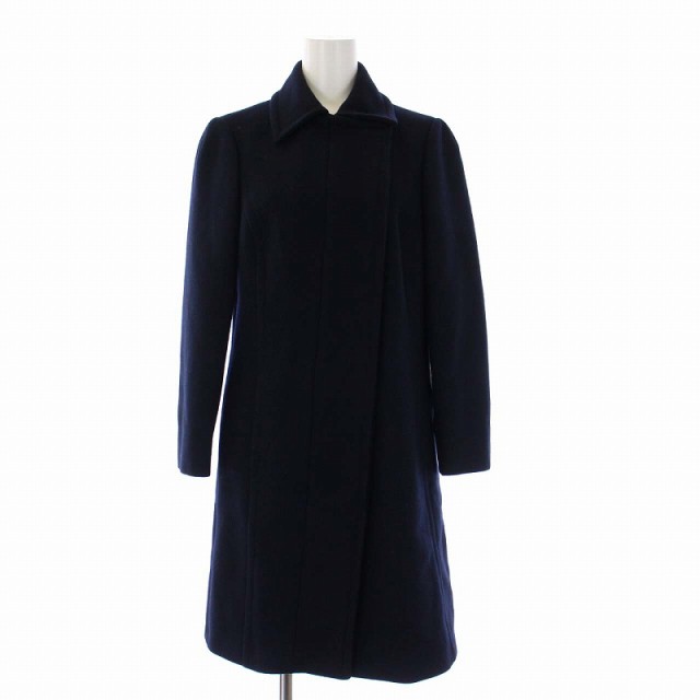 中古】ジルサンダー JIL SANDER NAVY ステンカラーコート アウター