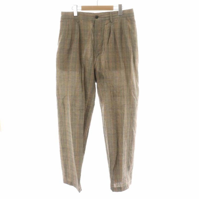 中古】ウェルダー WELLDER 19SS TWO TUCK WIDE TROUSERS パンツ