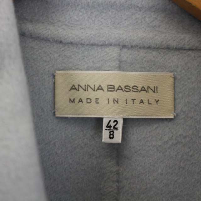 美品アンナバッサーニ　カーディガン　花柄　レディース　アンゴラ　イタリア製　M