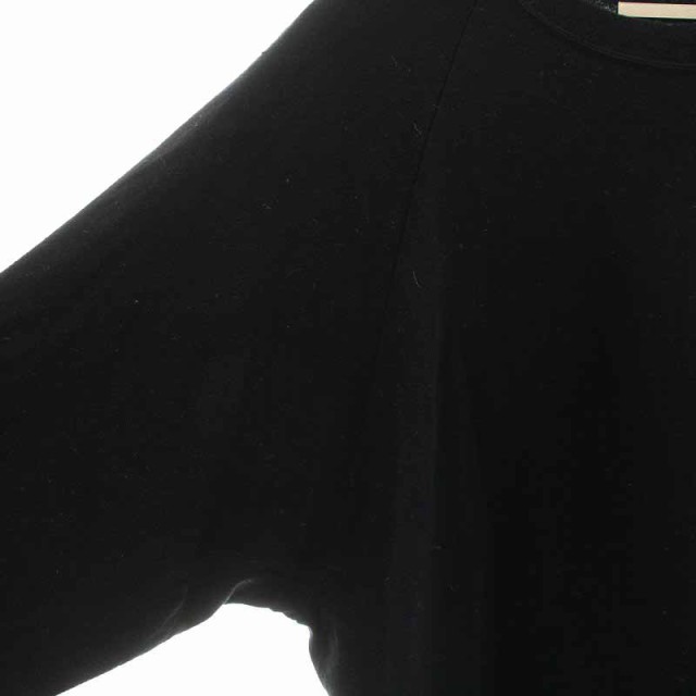 blurhms シルクコットンベースボールラグランTシャツ 3 L 黒