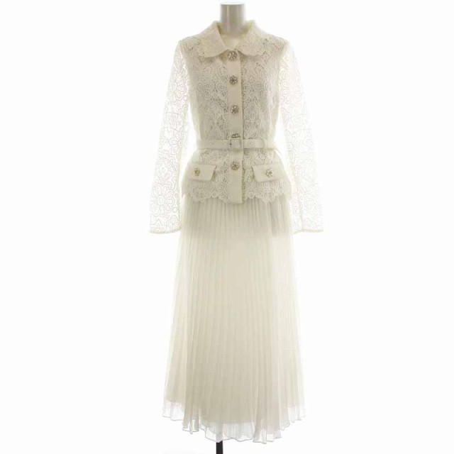 中古】未使用品 セルフポートレイト White Giupure Lace Midi Dress