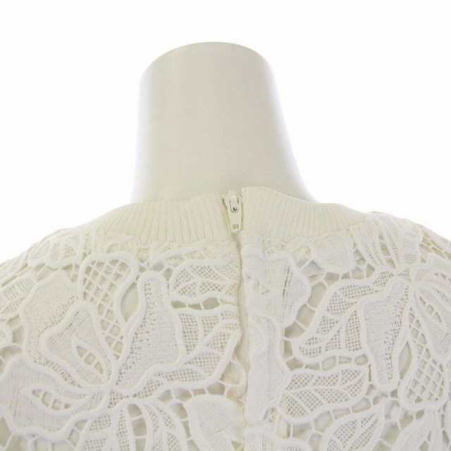 中古】ボーダーズアットバルコニー LACE TOP レーストップ カットソー