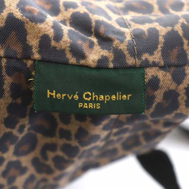 中古】エルベシャプリエ Herve Chapelier 舟形ショルダー トートバッグ