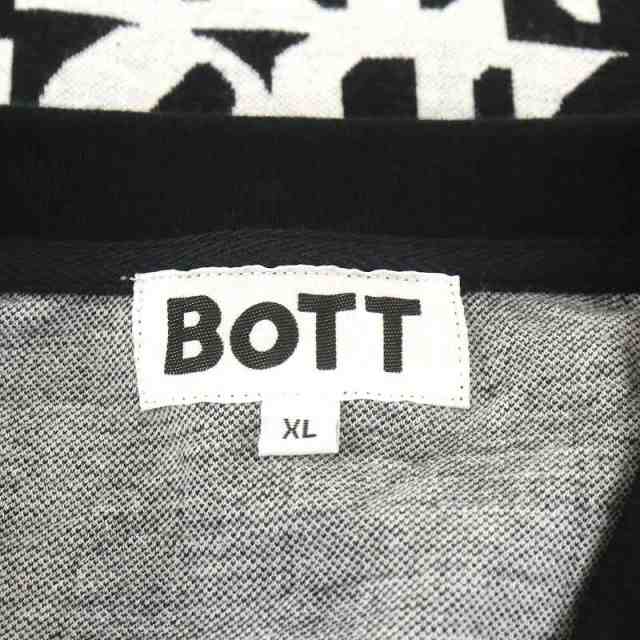 中古】BOTT ボット 22SS Square Logo S／SL Jacquared ポロシャツ 半袖