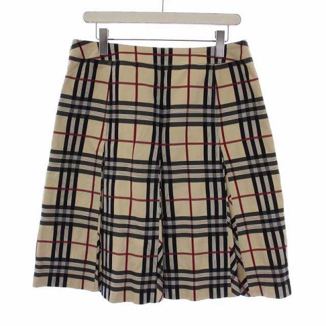 中古】バーバリー ロンドン BURBERRY LONDON プリーツスカート ひざ丈