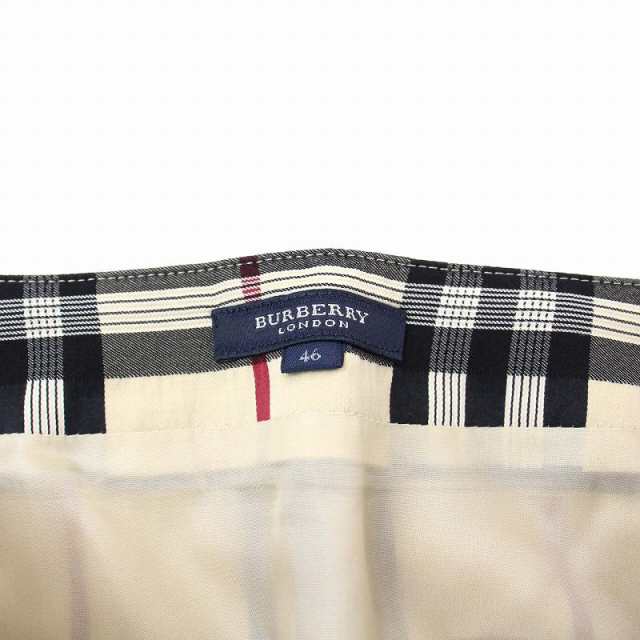 バーバリー ロンドン BURBERRY LONDON プリーツスカート ひざ丈 ノバ