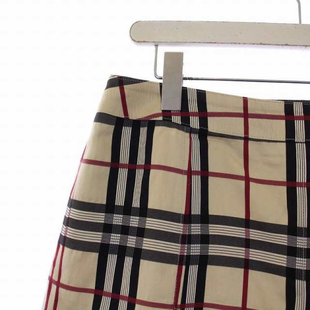 中古】バーバリー ロンドン BURBERRY LONDON プリーツスカート ひざ丈