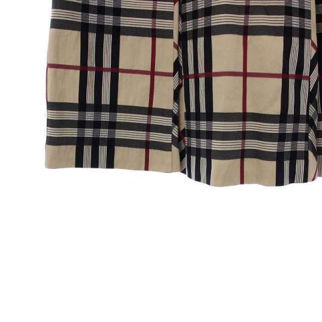 中古】バーバリー ロンドン BURBERRY LONDON プリーツスカート ひざ丈