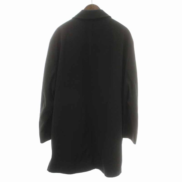 【中古】カルバンクライン CALVIN KLEIN ステンカラーコート ミドル丈 ライナー付き 42R XL 黒 ブラック /YI32 メンズ｜au  PAY マーケット