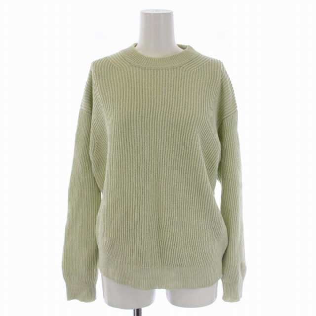 中古】オーラリー AURALEE 21SS HEMP RIB KNIT BIG P/O ニット